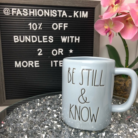 🙏🏼 New Rae Dunn BE STILL AND KNOW mug - Picture 8 of 10